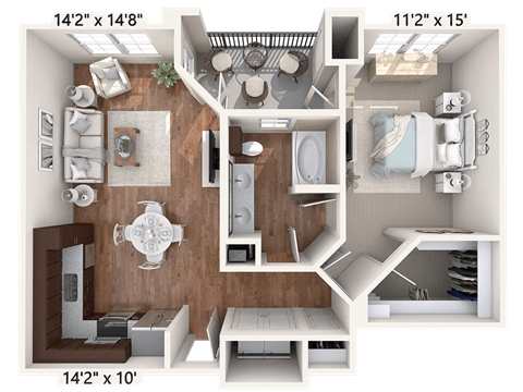 Capri Floor Plan at Bridge at Indigo, Austin, Texas